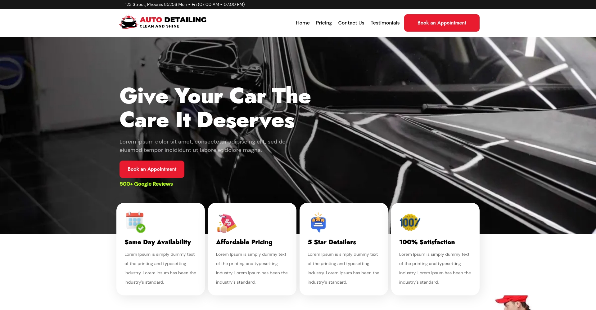 Auto Detailing Template 2