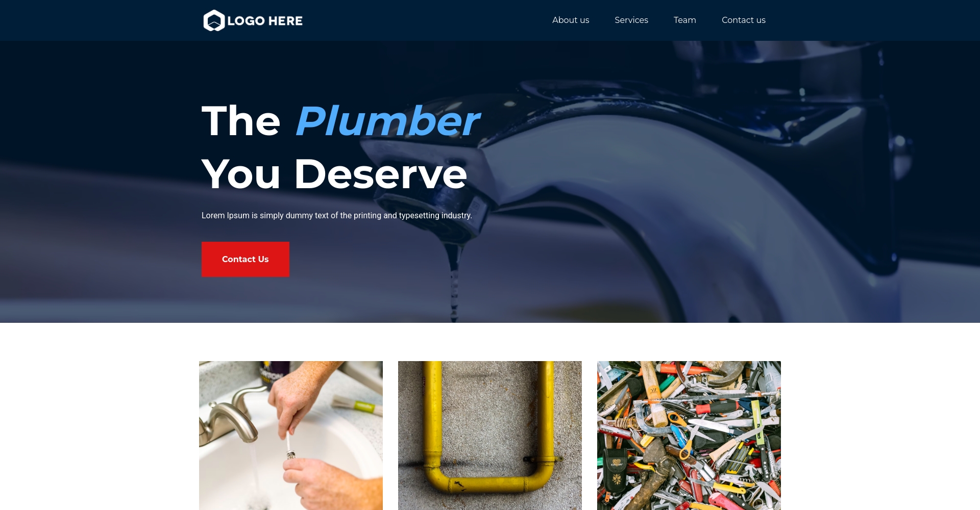 Plumbing Template 1