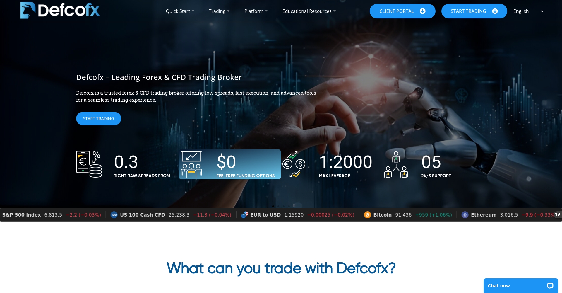 Defcofx website screenshot