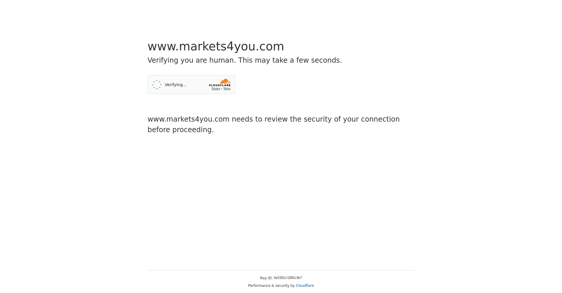 Markets4you website screenshot