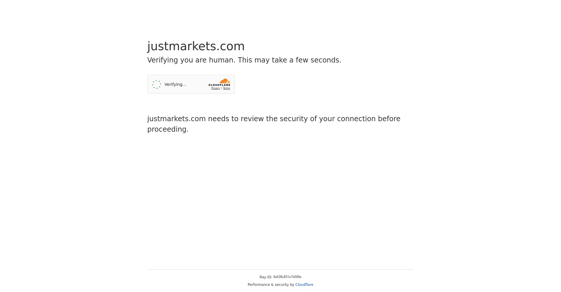 JustMarkets website screenshot